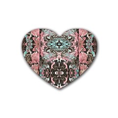 Velvet Marbling Module Heart Coaster (4 Pack) 