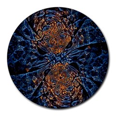 Fractal Galaxy Round Mousepads by MRNStudios