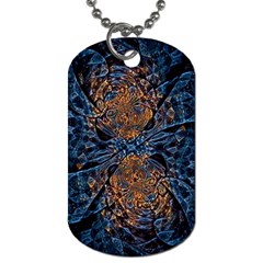 Fractal Galaxy Dog Tag (one Side) by MRNStudios