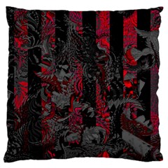 Gates Of Hell Large Flano Cushion Case (one Side) by MRNStudios