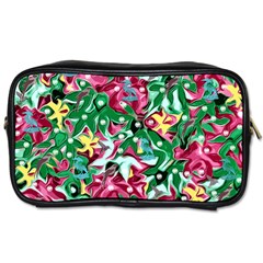 Floral-diamonte Toiletries Bag (one Side) by PollyParadise