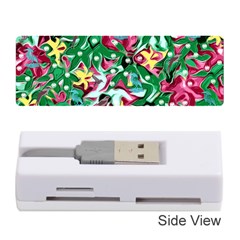 Floral-diamonte Memory Card Reader (stick) by PollyParadise