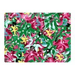 Floral-diamonte Double Sided Flano Blanket (mini)  by PollyParadise