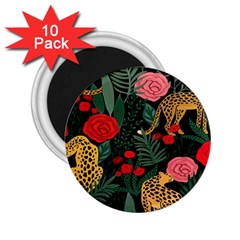 Leopardrose 2 25  Magnets (10 Pack) 