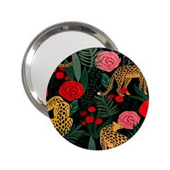 Leopardrose 2 25  Handbag Mirrors by PollyParadise