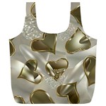   Golden hearts Full Print Recycle Bag (XL) Back