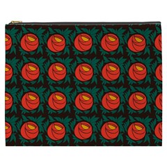 Rose Ornament Cosmetic Bag (xxxl) by SychEva