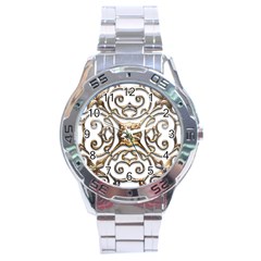 Gold Design Stainless Steel Analogue Watch by LW323