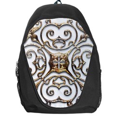 Gold Design Backpack Bag by LW323