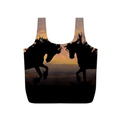 Evening Horses Full Print Recycle Bag (s) by LW323