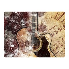 Guitar Double Sided Flano Blanket (mini)  by LW323