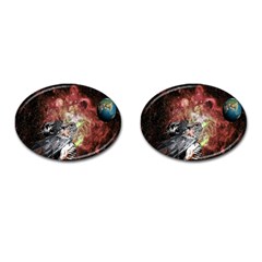 Space Cufflinks (oval) by LW323