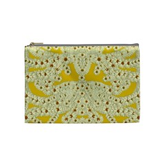 Sunshine Colors On Flowers In Peace Cosmetic Bag (medium) by pepitasart