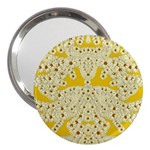 Sunshine Colors On Flowers In Peace 3  Handbag Mirrors Front