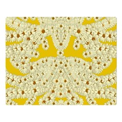 Sunshine Colors On Flowers In Peace Double Sided Flano Blanket (large)  by pepitasart