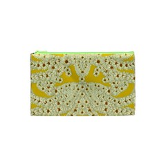 Sunshine Colors On Flowers In Peace Cosmetic Bag (xs) by pepitasart