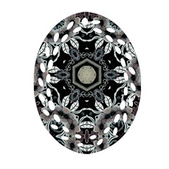 Design C1 Oval Filigree Ornament (two Sides)