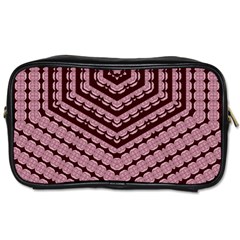 Burgundy Toiletries Bag (two Sides)