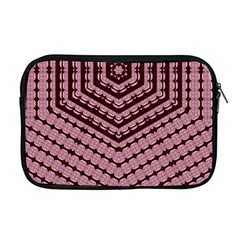 Burgundy Apple Macbook Pro 17  Zipper Case by LW323