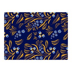 Folk Floral Pattern  Flowers Abstract Surface Design  Seamless Pattern Double Sided Flano Blanket (mini)  by Eskimos