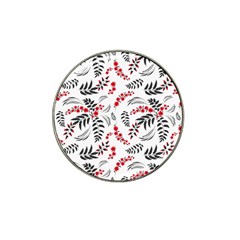 Folk Floral Pattern  Flowers Abstract Surface Design  Seamless Pattern Hat Clip Ball Marker by Eskimos