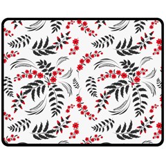 Folk Floral Pattern  Flowers Abstract Surface Design  Seamless Pattern Fleece Blanket (medium)  by Eskimos