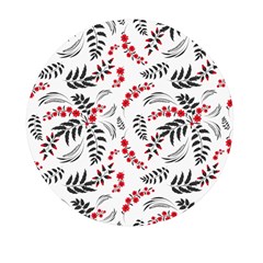 Folk Floral Pattern  Flowers Abstract Surface Design  Seamless Pattern Mini Round Pill Box (pack Of 3) by Eskimos