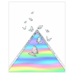 Minimal Holographic Butterflies Drawstring Bag (small)