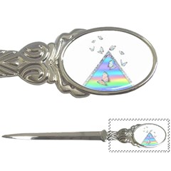 Minimal Holographic Butterflies Letter Opener
