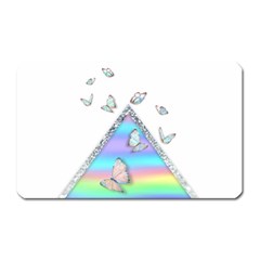 Minimal Holographic Butterflies Magnet (Rectangular)