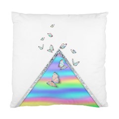Minimal Holographic Butterflies Standard Cushion Case (Two Sides)