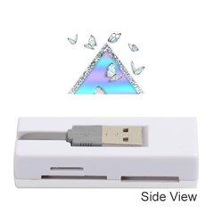 Minimal Holographic Butterflies Memory Card Reader (stick) by gloriasanchez