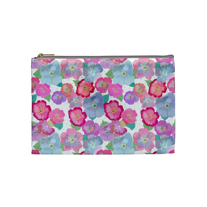 Bright, Joyful Flowers Cosmetic Bag (Medium)