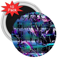 Technophile s Bane 3  Magnets (10 Pack)  by MRNStudios
