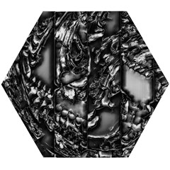 Demon Chrome Wooden Puzzle Hexagon by MRNStudios