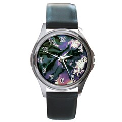Abstract Wannabe Round Metal Watch by MRNStudios