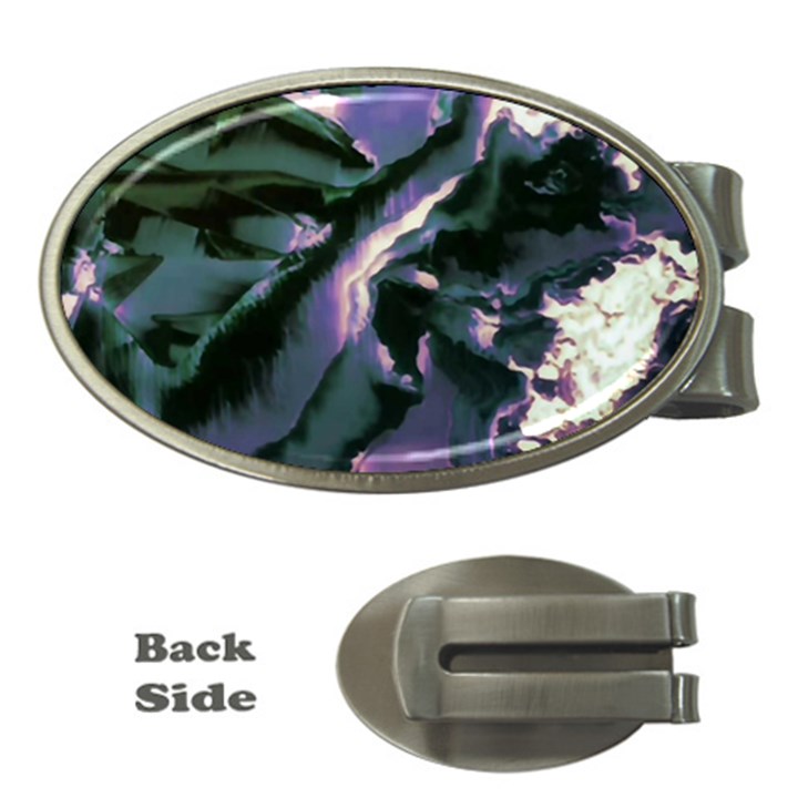 Abstract Wannabe Money Clips (Oval) 