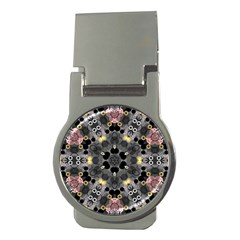 Abstract Geometric Kaleidoscope Money Clips (Round) 