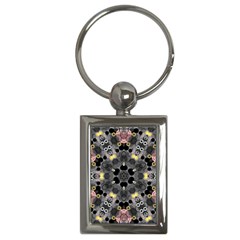 Abstract Geometric Kaleidoscope Key Chain (Rectangle)