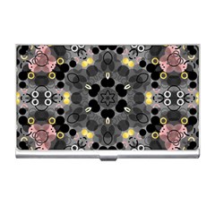 Abstract Geometric Kaleidoscope Business Card Holder