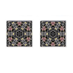 Abstract Geometric Kaleidoscope Cufflinks (Square)