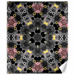 Abstract Geometric Kaleidoscope Canvas 8  x 10 