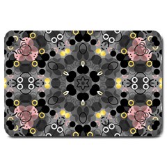 Abstract Geometric Kaleidoscope Large Doormat 