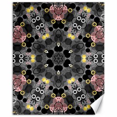 Abstract Geometric Kaleidoscope Canvas 11  x 14 