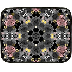 Abstract Geometric Kaleidoscope Double Sided Fleece Blanket (Mini) 