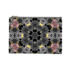 Abstract Geometric Kaleidoscope Cosmetic Bag (Large)