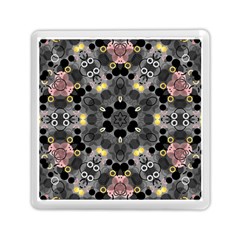 Abstract Geometric Kaleidoscope Memory Card Reader (Square)