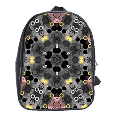 Abstract Geometric Kaleidoscope School Bag (XL)