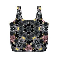 Abstract Geometric Kaleidoscope Full Print Recycle Bag (M)