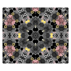 Abstract Geometric Kaleidoscope Double Sided Flano Blanket (Small) 